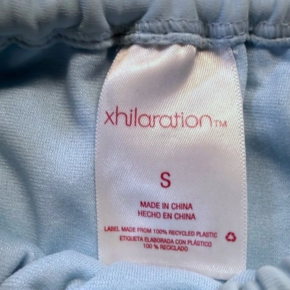 Xhilaration Womens Light Blue Side Tie Ruched Bikini Bottom Aqua Turquoise Small